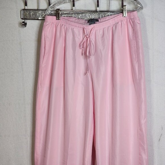 Koret Woman Light Pink Cotton Poly Lined Elastic Waist PullOn Jogger Pant Sz 18W - Picture 5 of 16